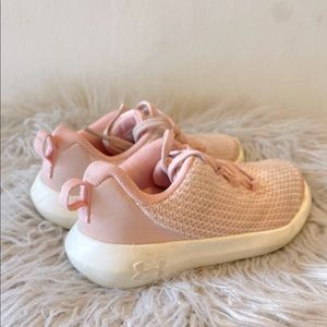 Under Armour Toddler Girl Pink Sneaker Shoes
